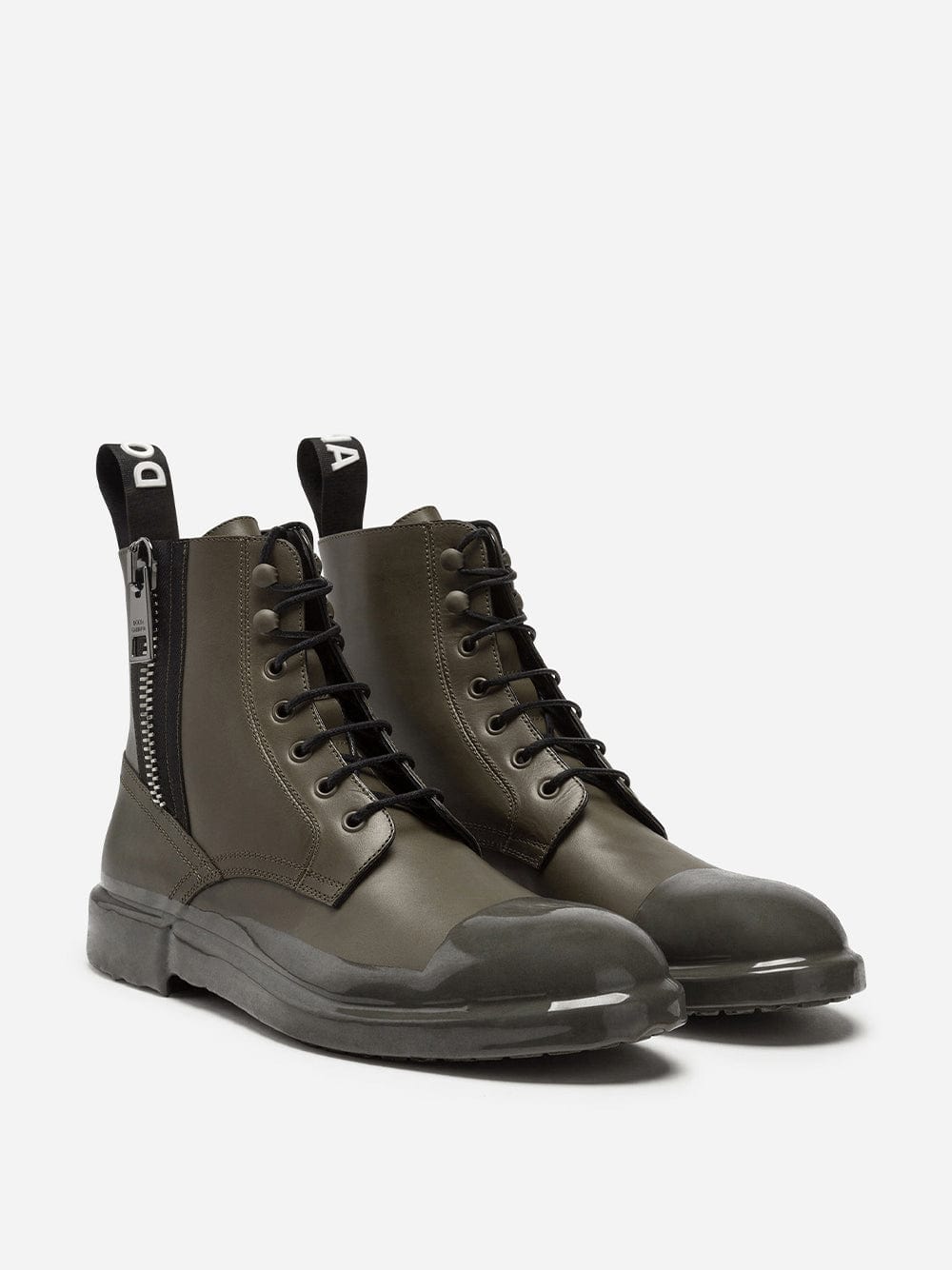 Dolce & Gabbana Lace-Up Ankle Boots
