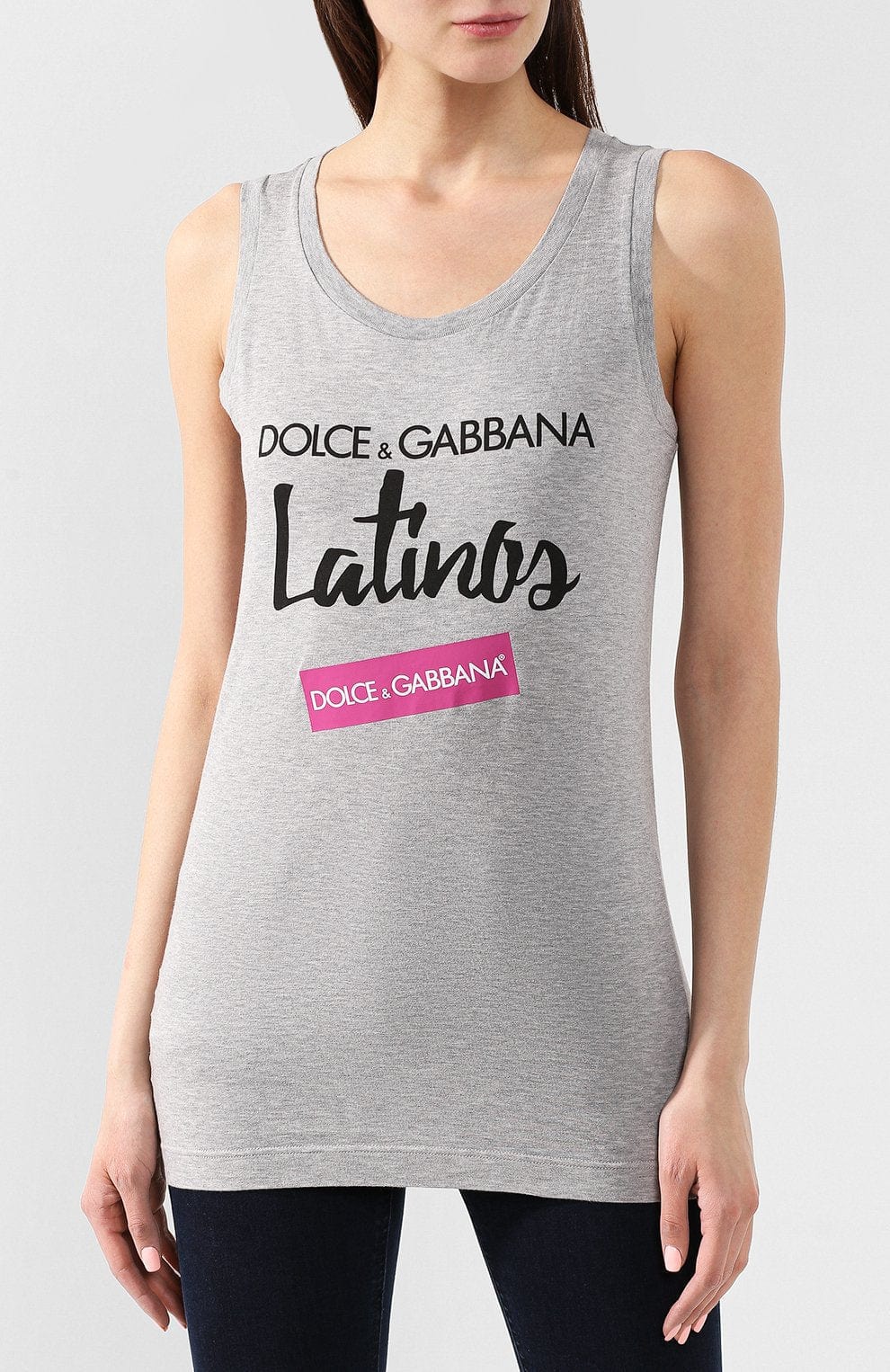 Dolce & Gabbana Latinos-Print Tank Top