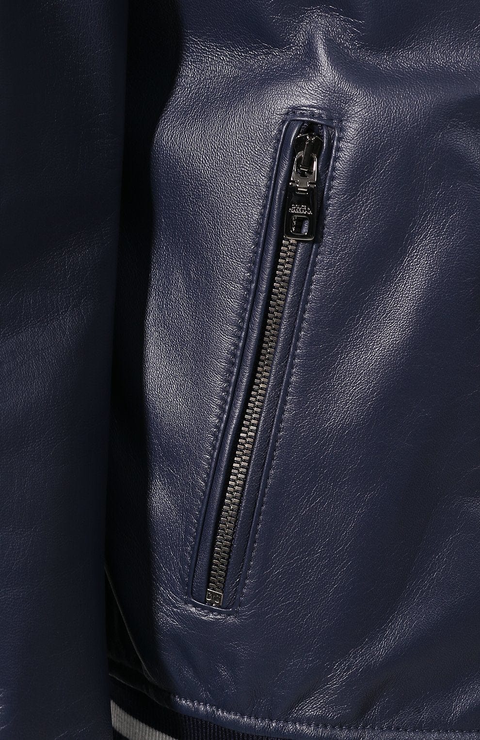 Dolce & Gabbana Leather Hooded Jacket