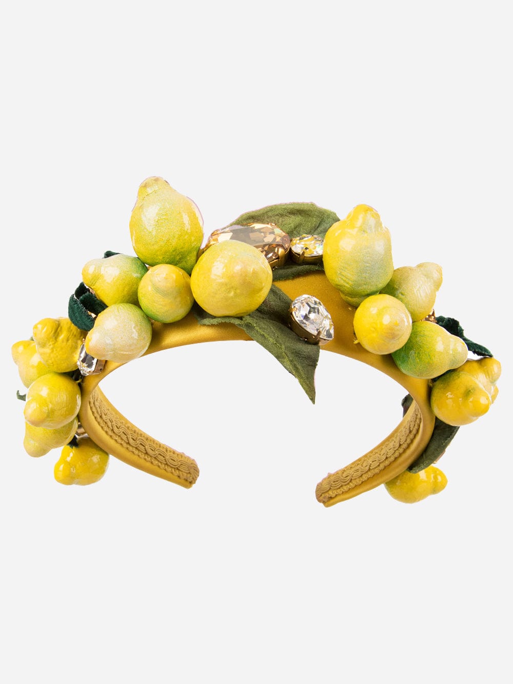 Dolce & Gabbana Lemons and Crystal Embellished Headband