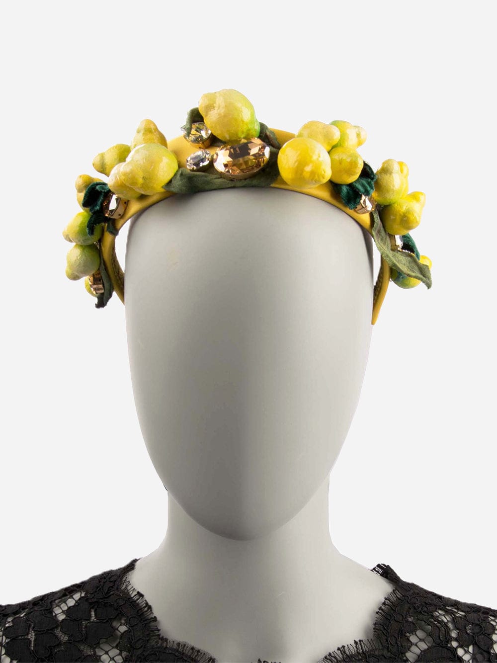 Dolce & Gabbana Lemons and Crystal Embellished Headband