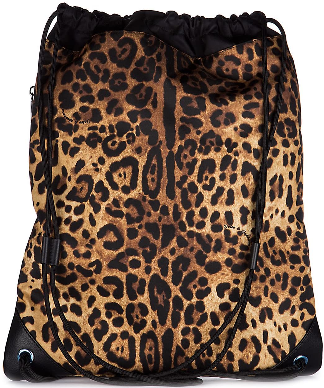 Dolce & Gabbana Leopard Drawstring Backpack