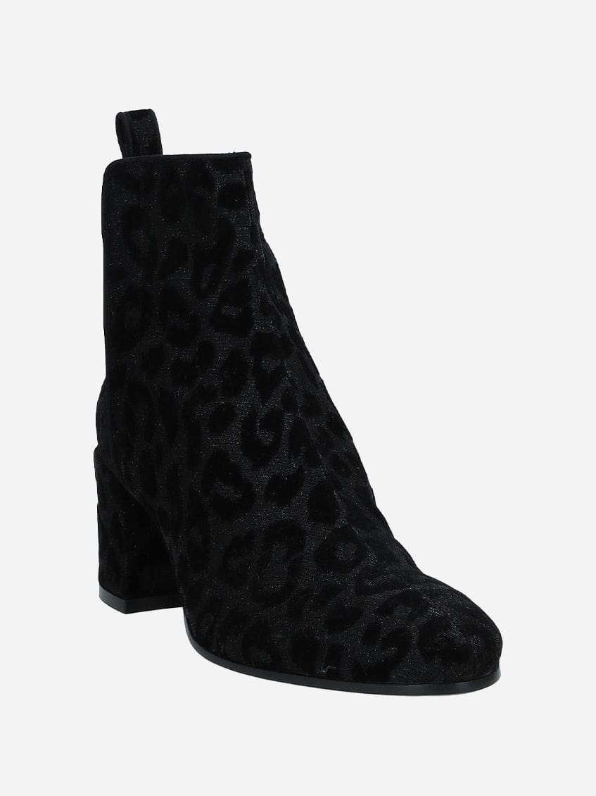 Dolce & Gabbana Leopard-Print Ankle Boots