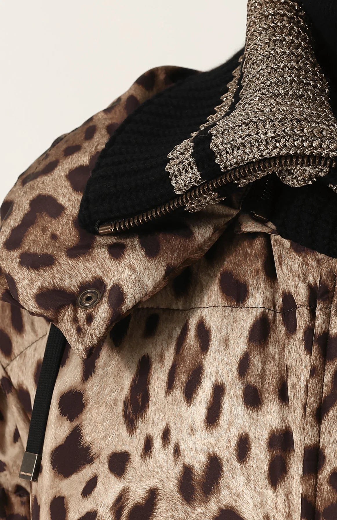 Dolce & Gabbana Leopard Print Coat