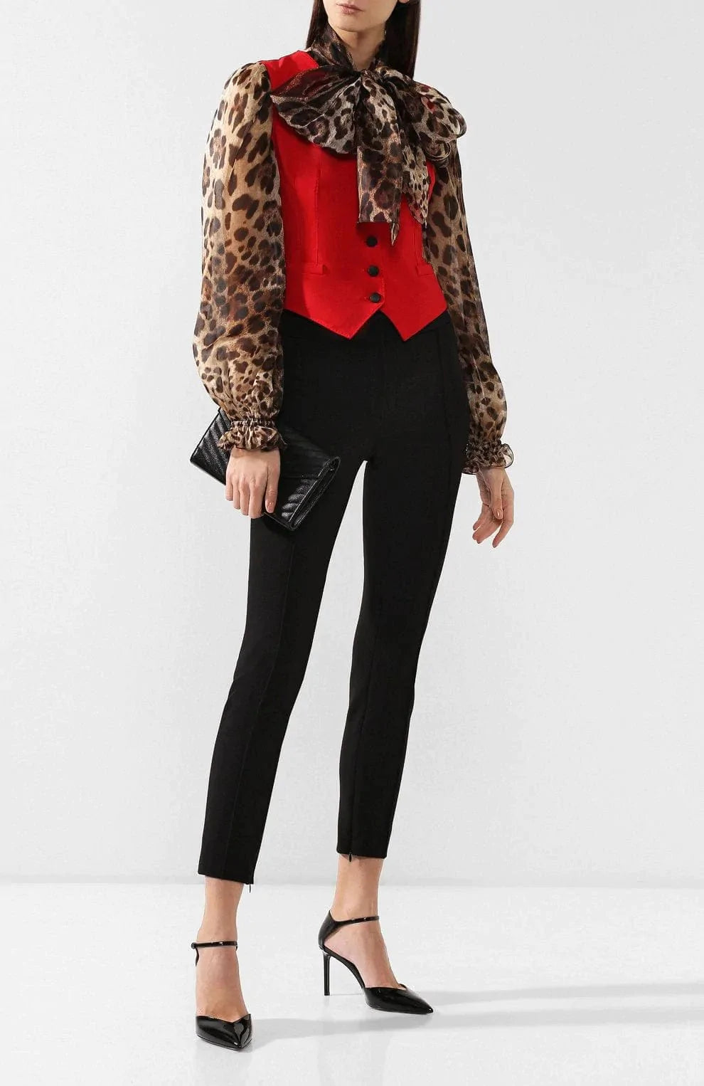 Dolce & Gabbana Leopard-Print Waistcoat