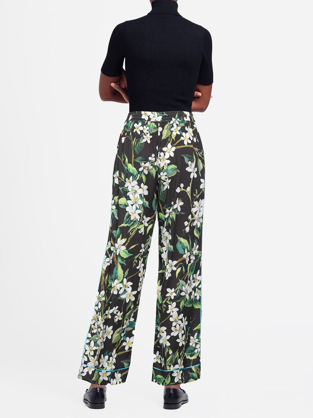 Dolce & Gabbana Lily Print Pants