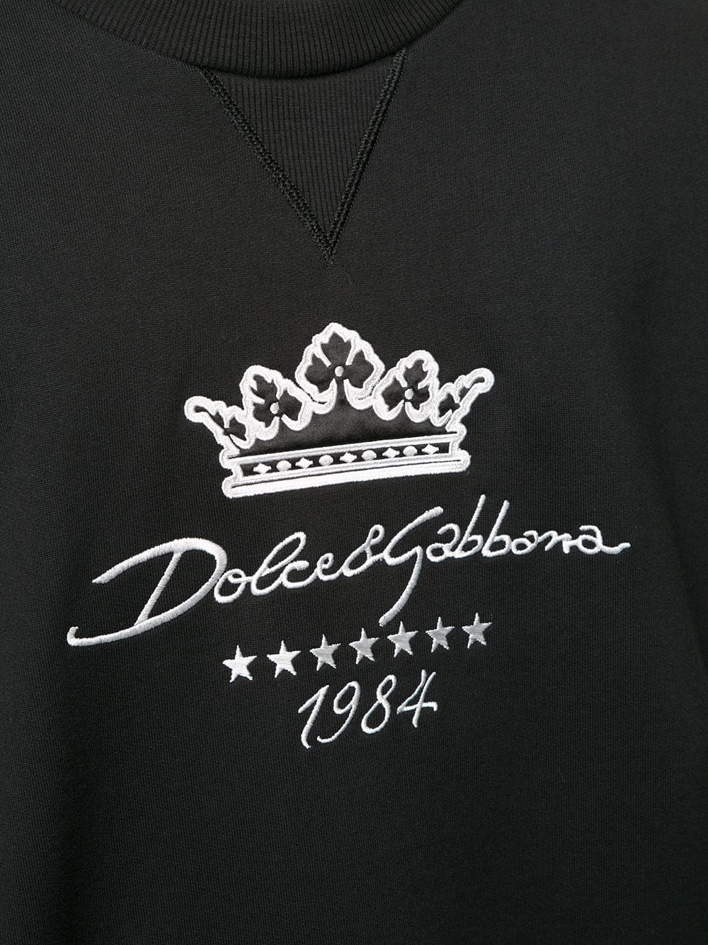 Dolce & Gabbana Logo Embroidered Sweatshirt