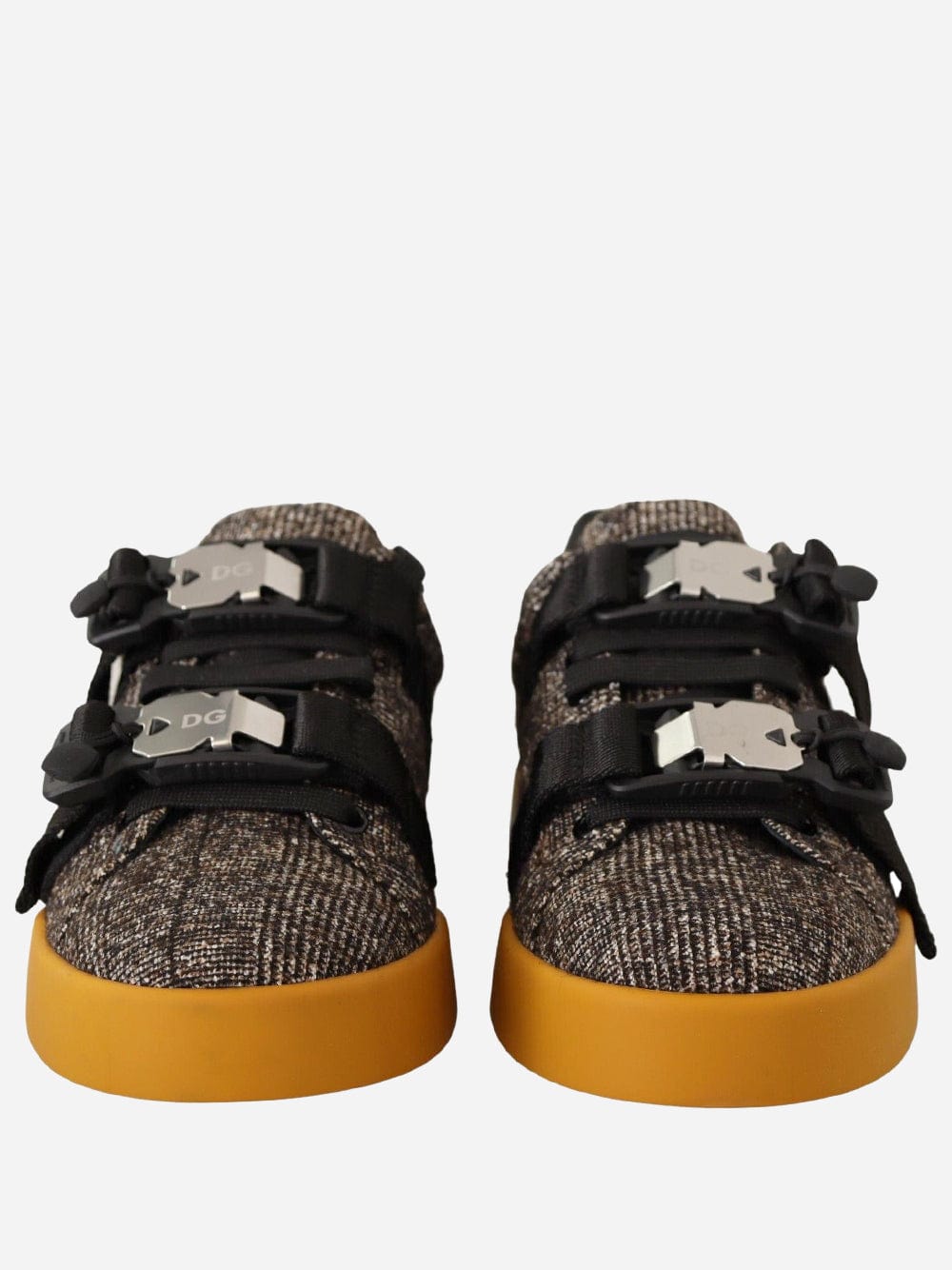 Dolce & Gabbana Logo Strapped Low Top Sneakers