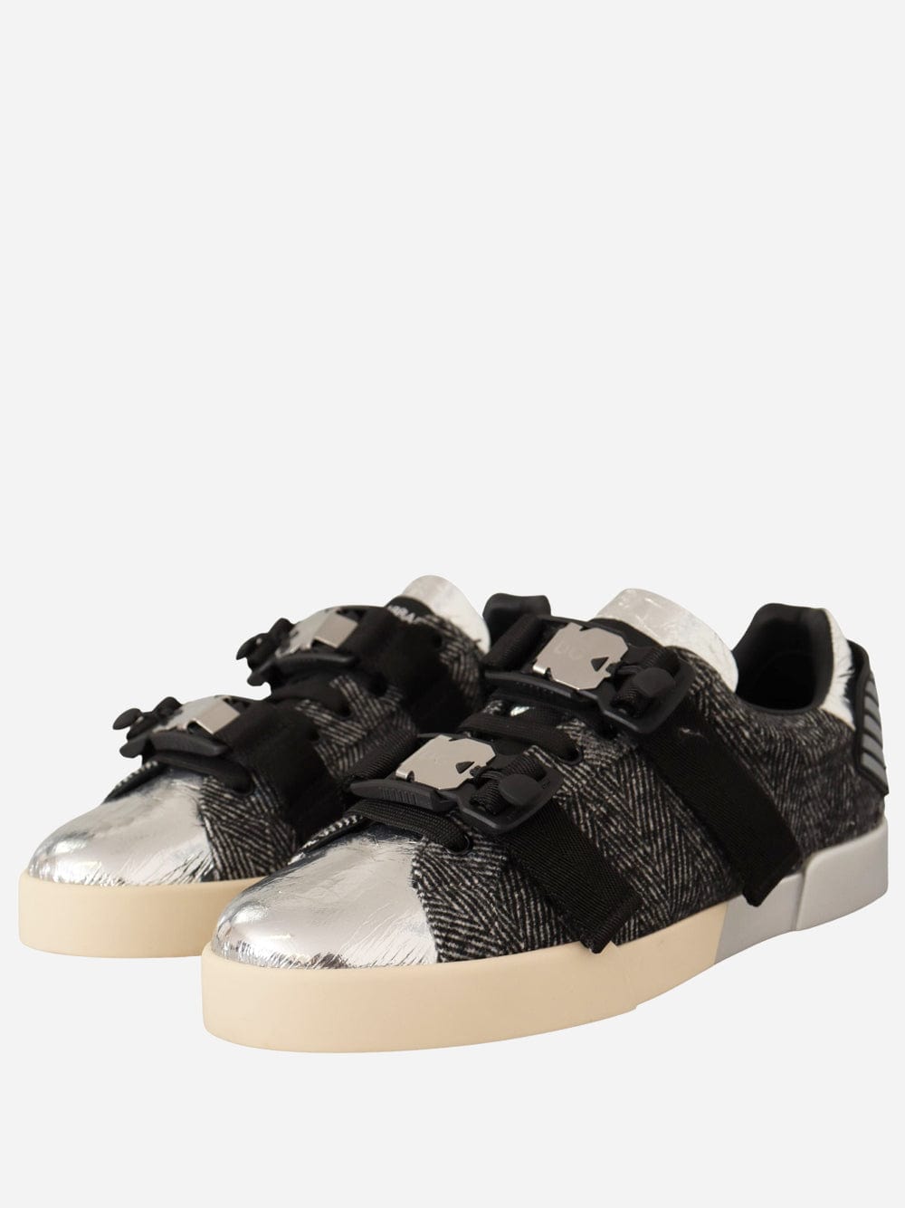 Dolce & Gabbana Logo Strapped Sneakers