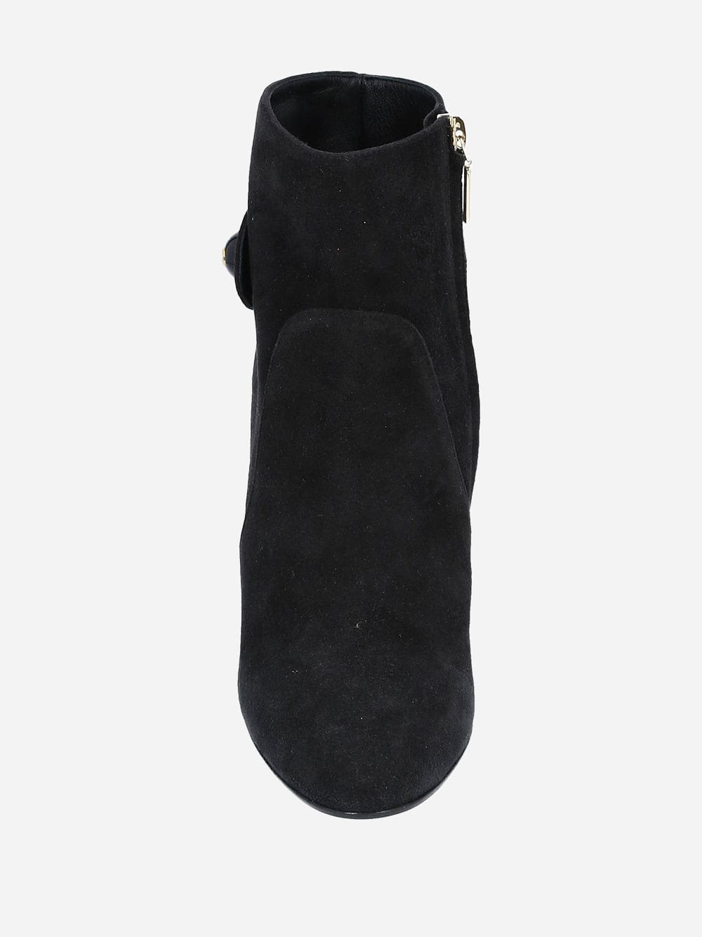 Dolce & Gabbana Logo Suede Ankle Boots