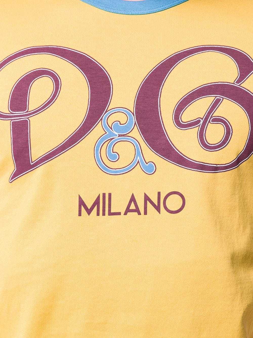 Dolce & Gabbana D&G Milano Logo Cotton T-Shirt