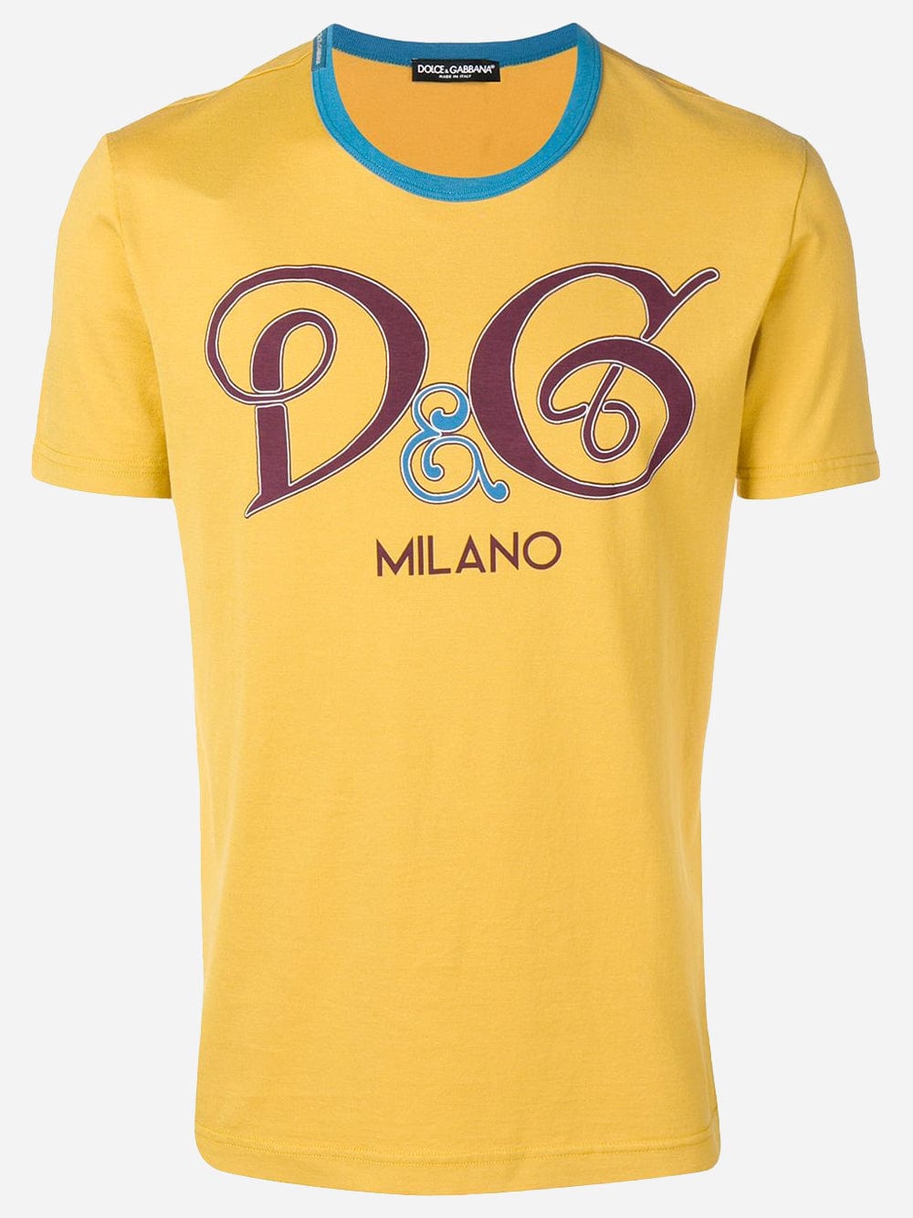 Dolce & Gabbana D&G Milano Logo Cotton T-Shirt