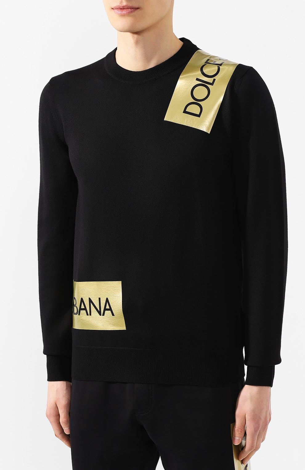 Dolce & Gabbana Logo Tape Sweater