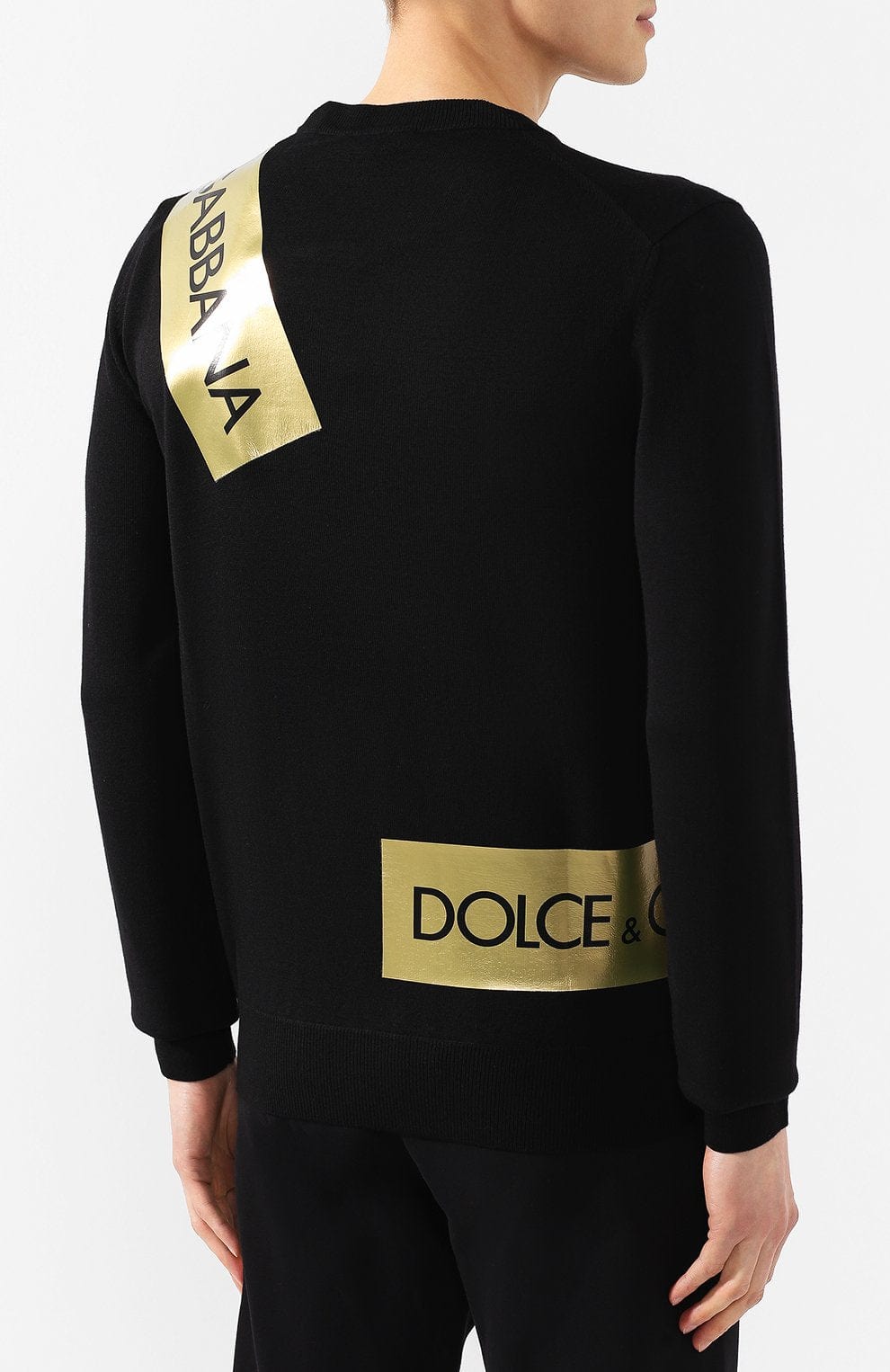 Dolce & Gabbana Logo Tape Sweater