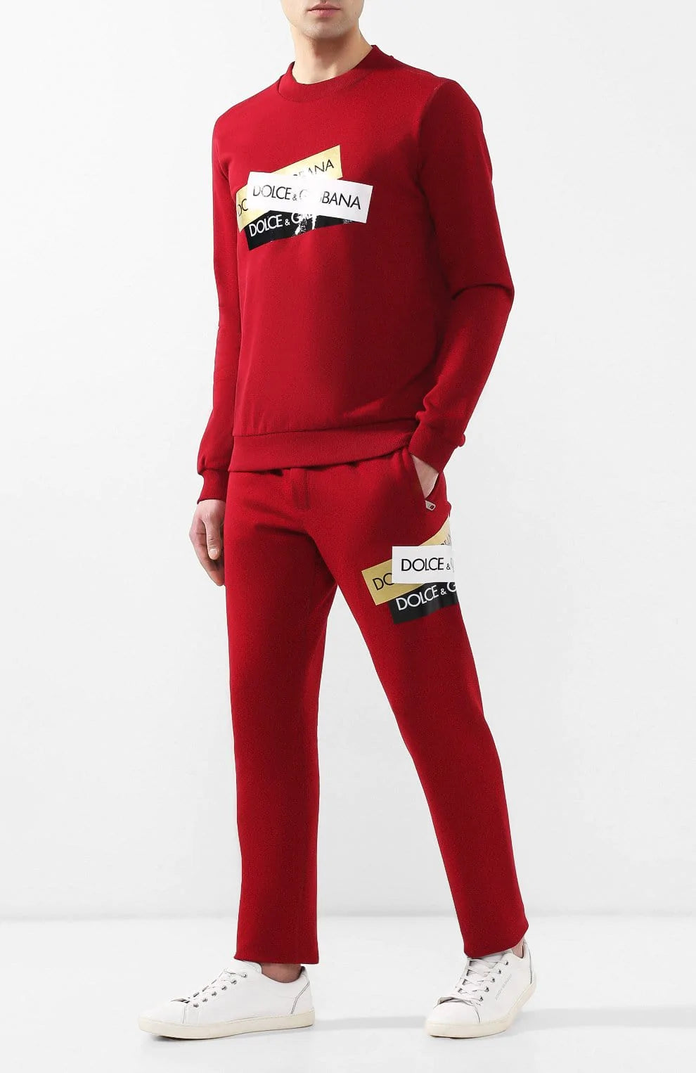 Dolce Gabbana Logo Tape Sweat Ant Sendegaro