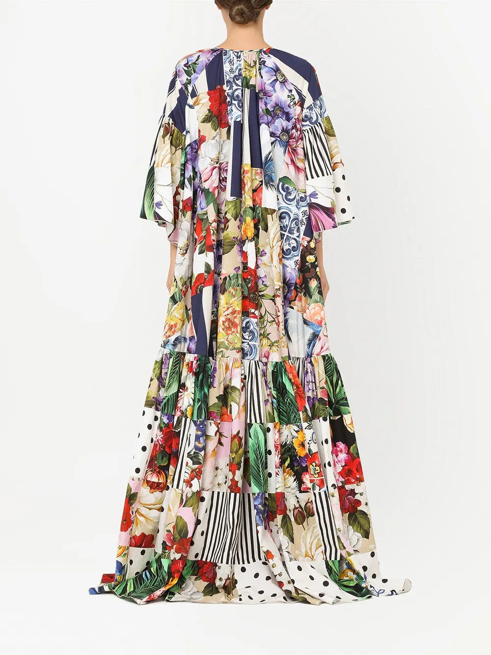 Dolce & Gabbana Long Patchwork Kaftan Dress