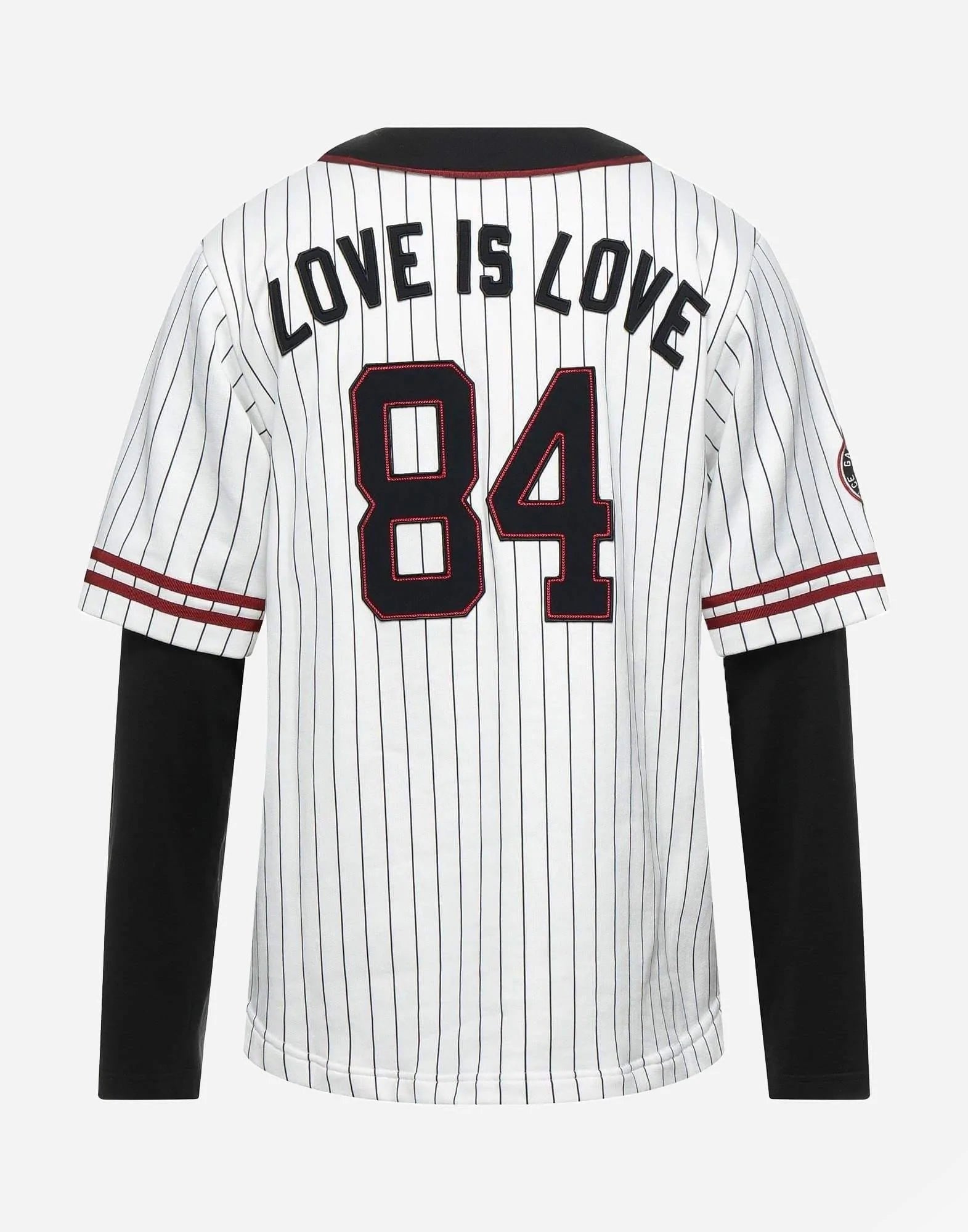 Dolce & Gabbana Love Is Love Striped Sweatshirt