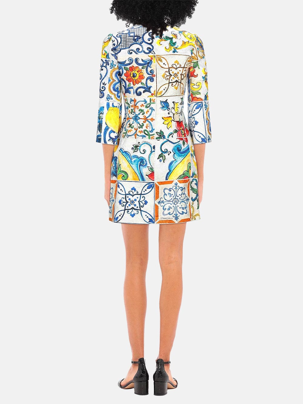 Dolce & Gabbana Majolica Print Mini Dress