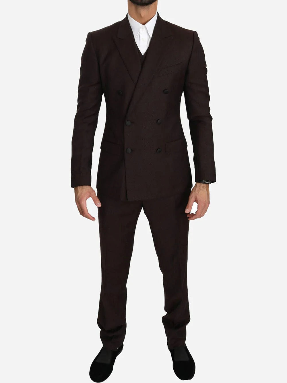 Dolce & Gabbana Martini Double-Breasted Three-Piece Suit