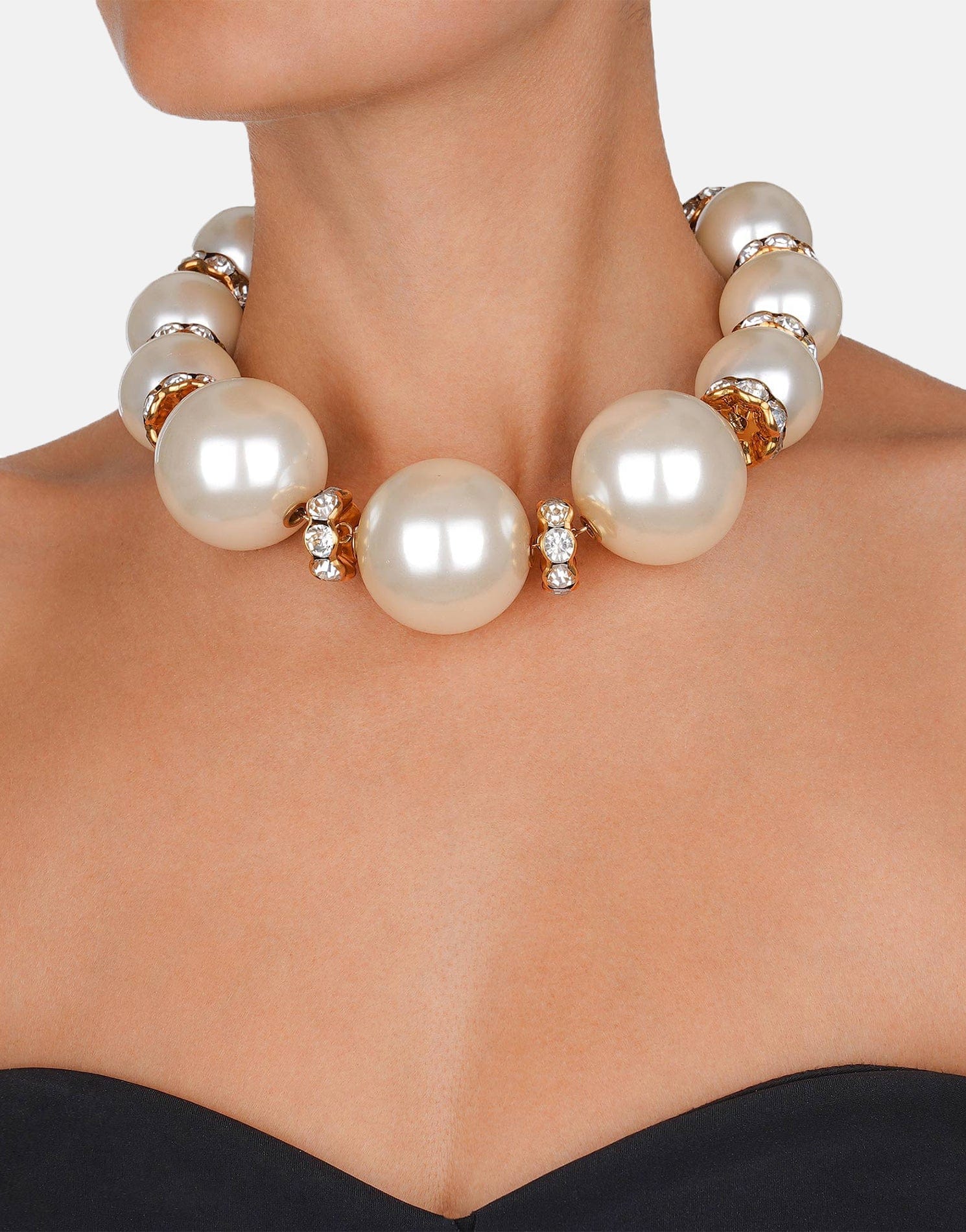 Dolce & Gabbana Maxi Faux Pearl Beads
