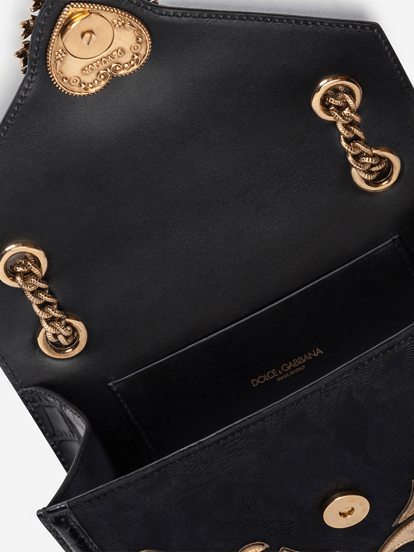 Dolce & Gabbana Medium Brocade Devotion Bag