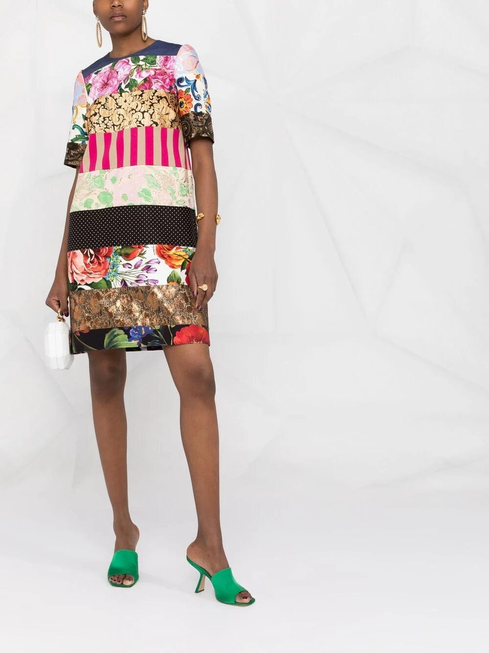 Dolce & Gabbana Multi-Patchwork Dress