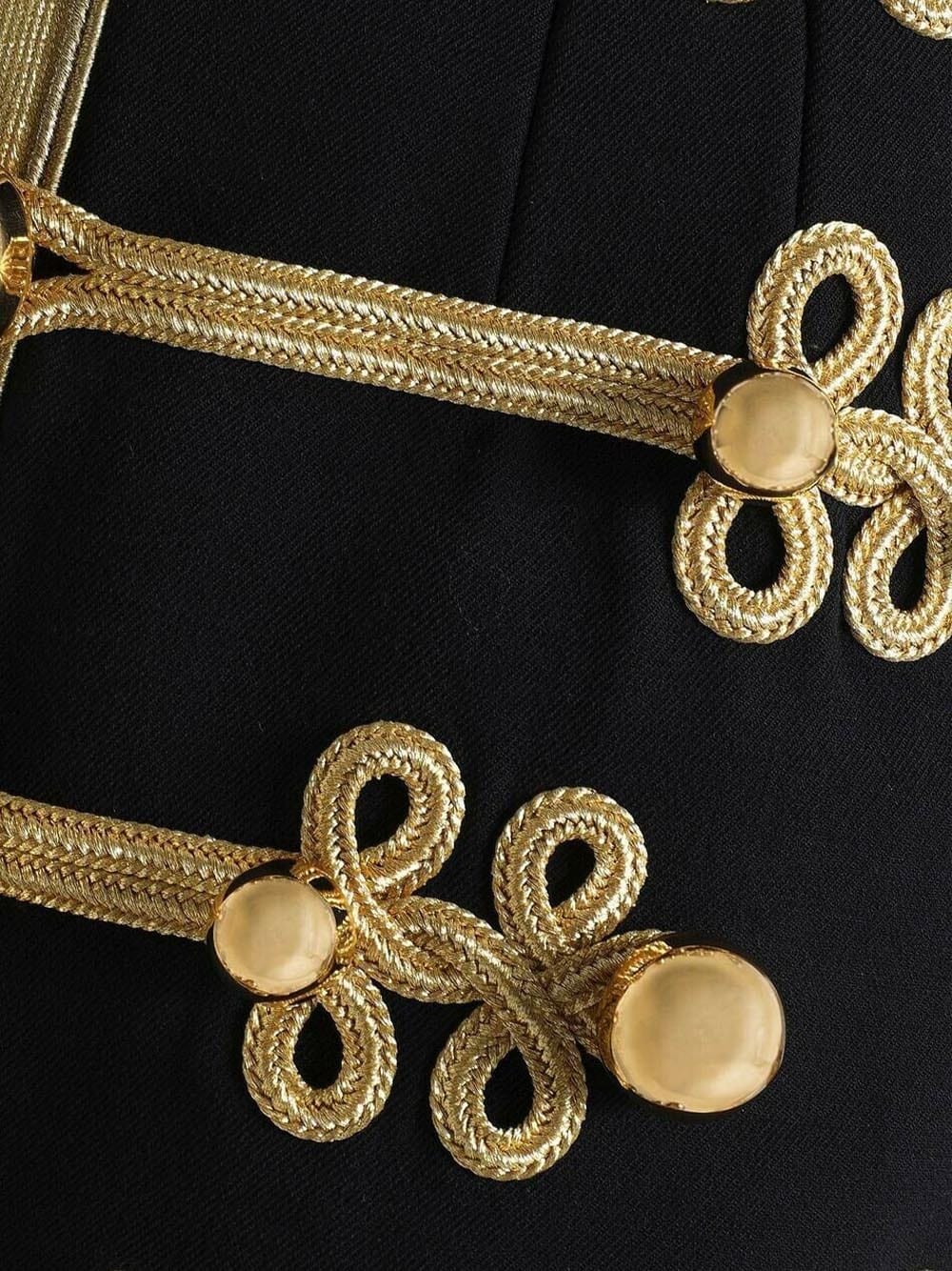 Dolce & Gabbana Panelled Embellished Twill Mini Dress