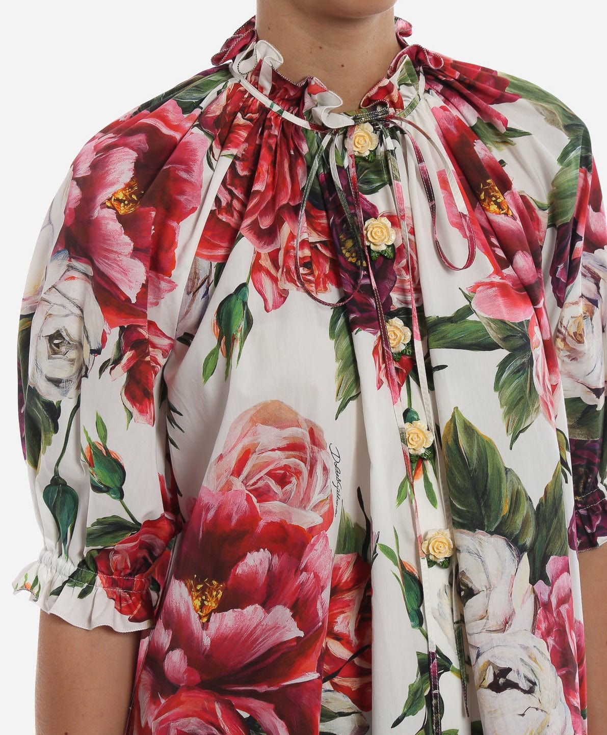 Dolce & Gabbana Peony-Print Shirt