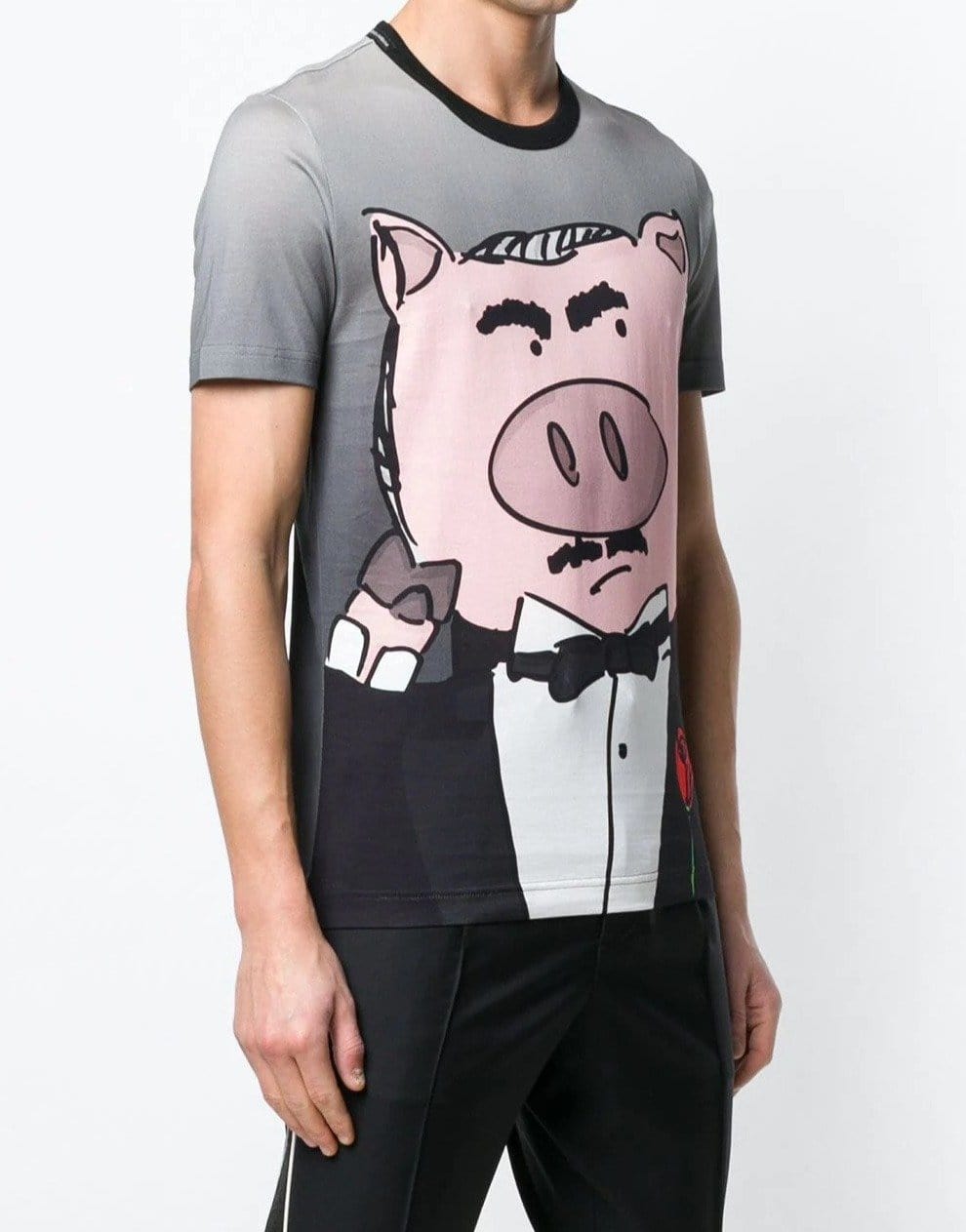 Dolce & Gabbana Pig-Print T-Shirt