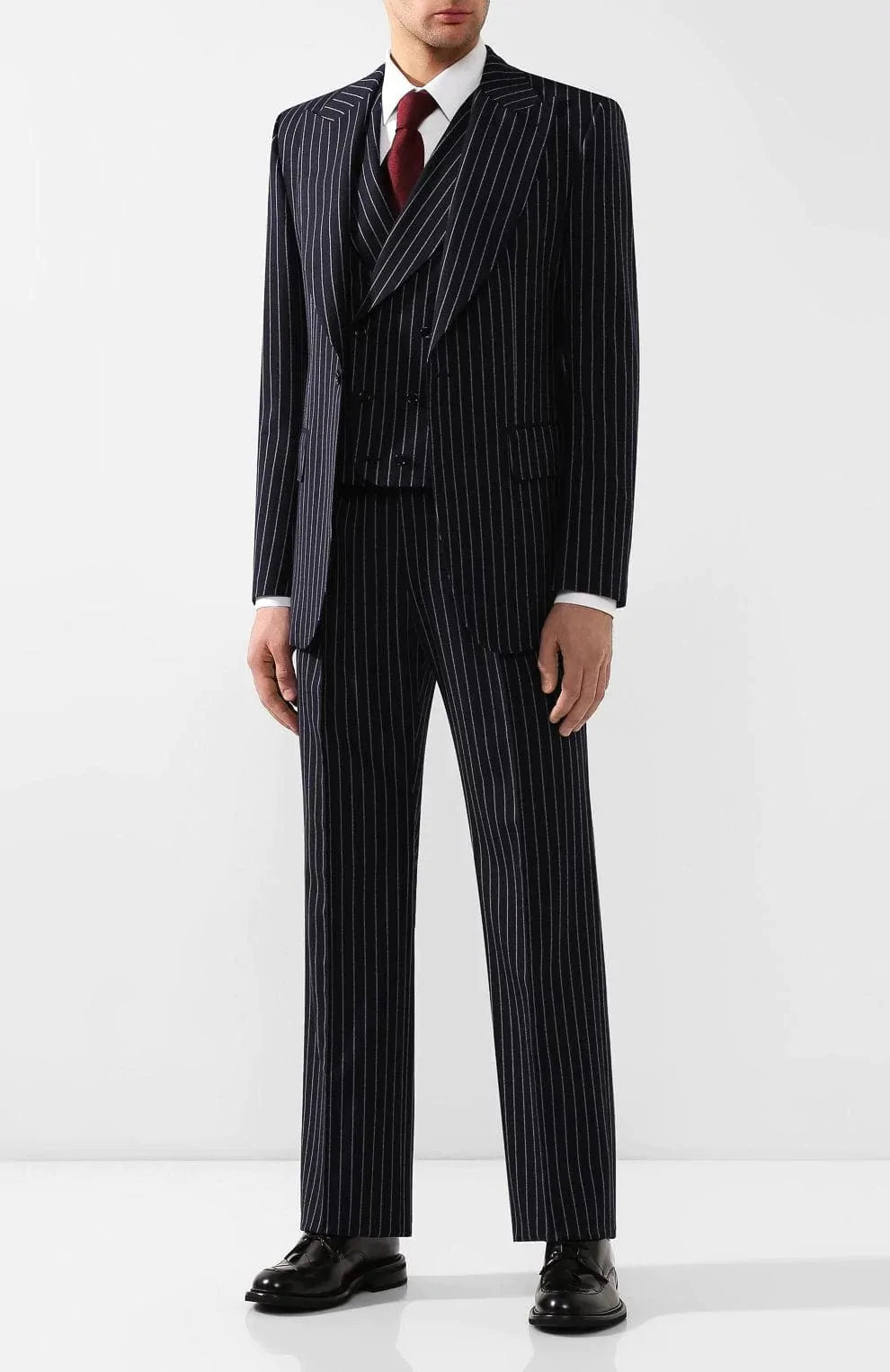 Dolce & Gabbana Pinstripe Suit Jacket | Sendegaro Dolce & Gabbana Pinstripe Suit Jacket | Sendegaro