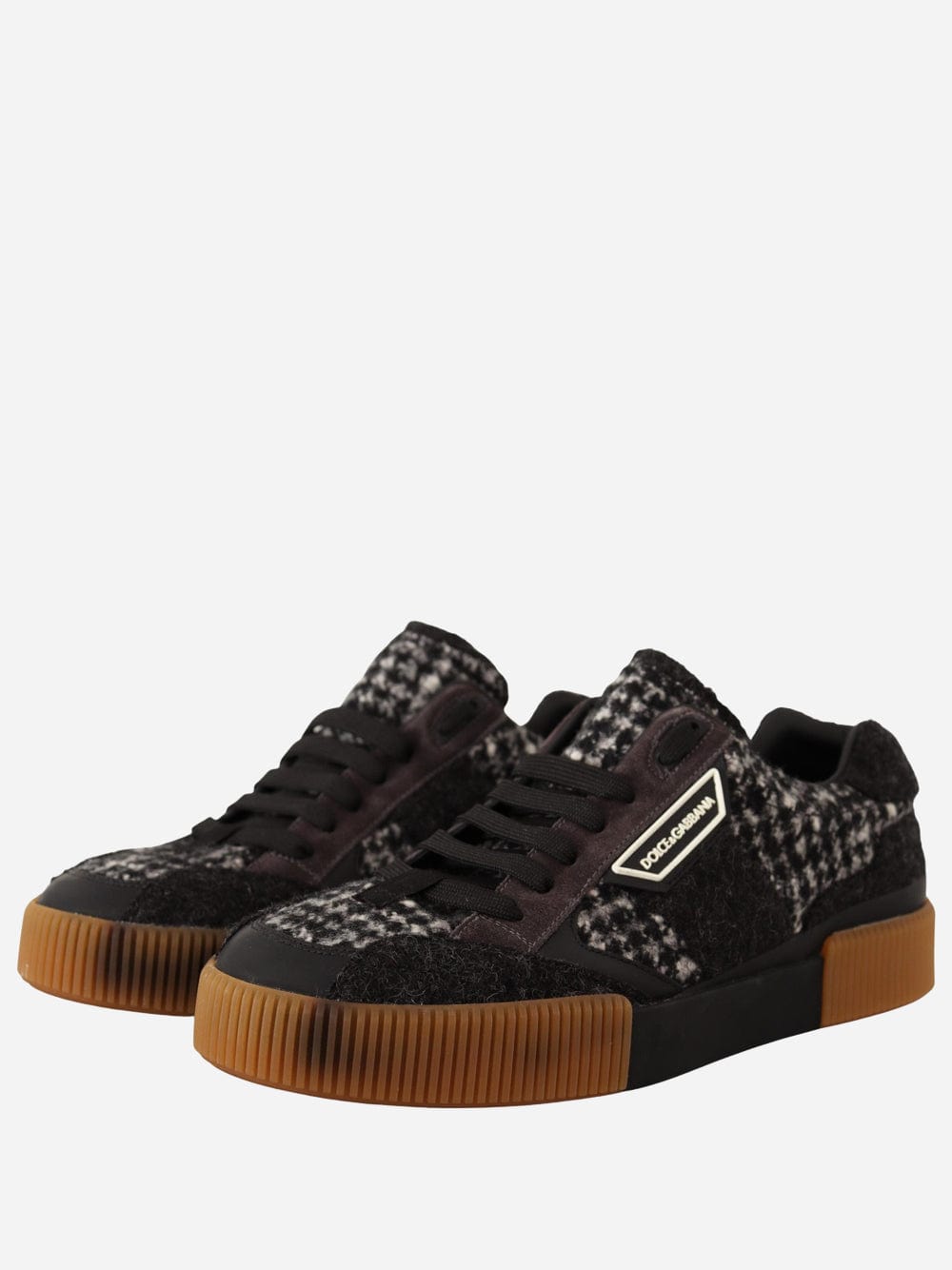 Dolce & Gabbana Plaid Miami DNA Low Top Sneakers