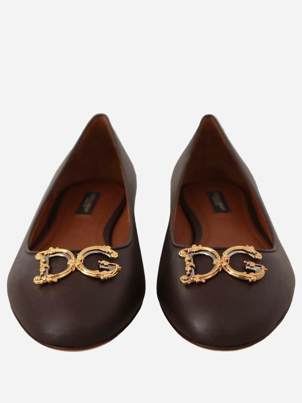 Dolce & Gabbana Plaque Logo Slip On Flats