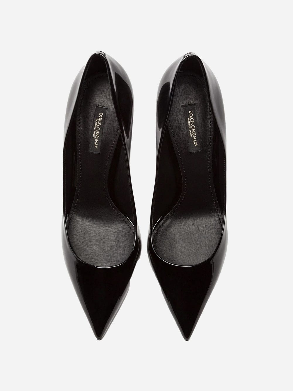 Dolce & Gabbana Polished Pointed-Toe Pumps