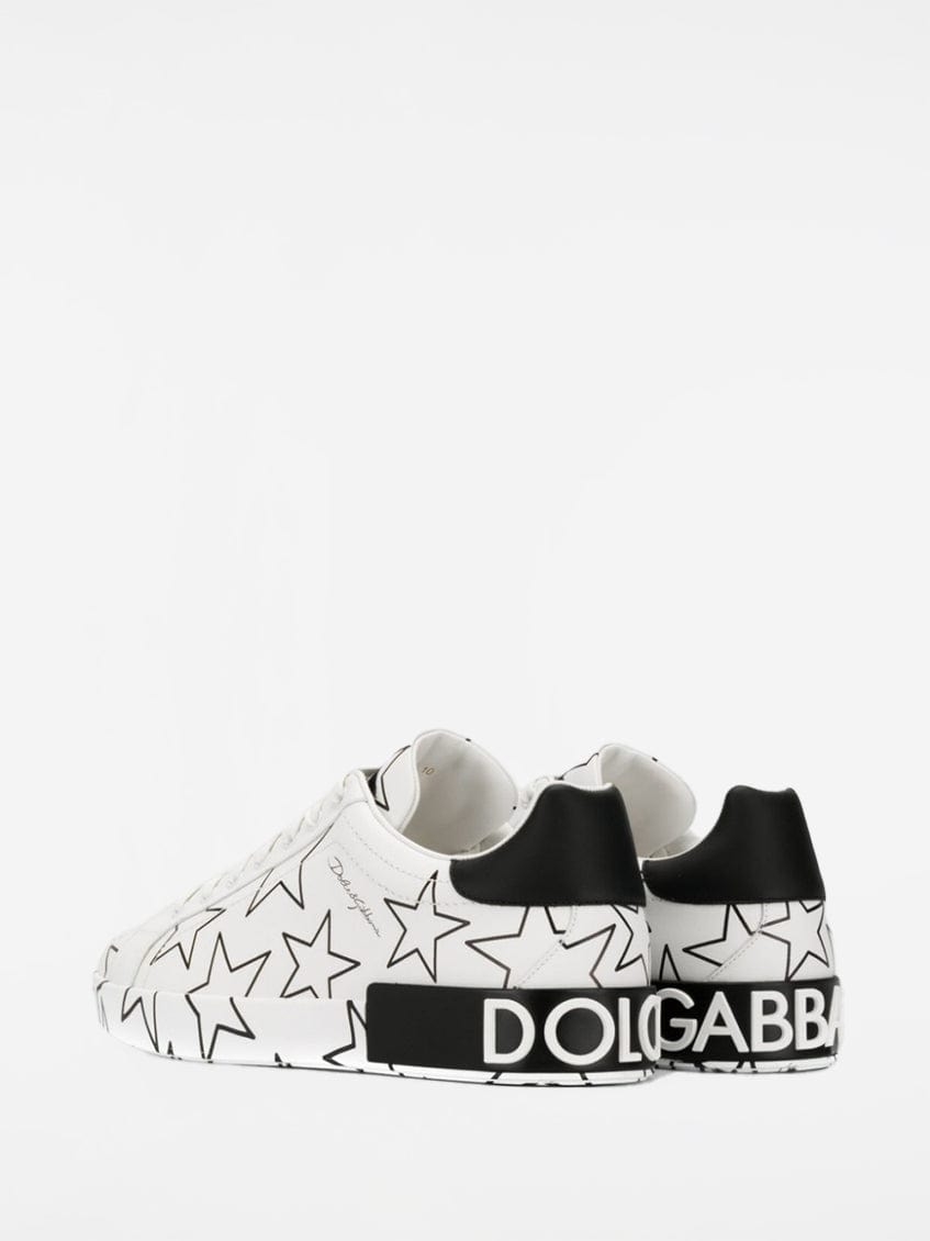 Dolce & Gabbana Portofino Star-Print Sneakers
