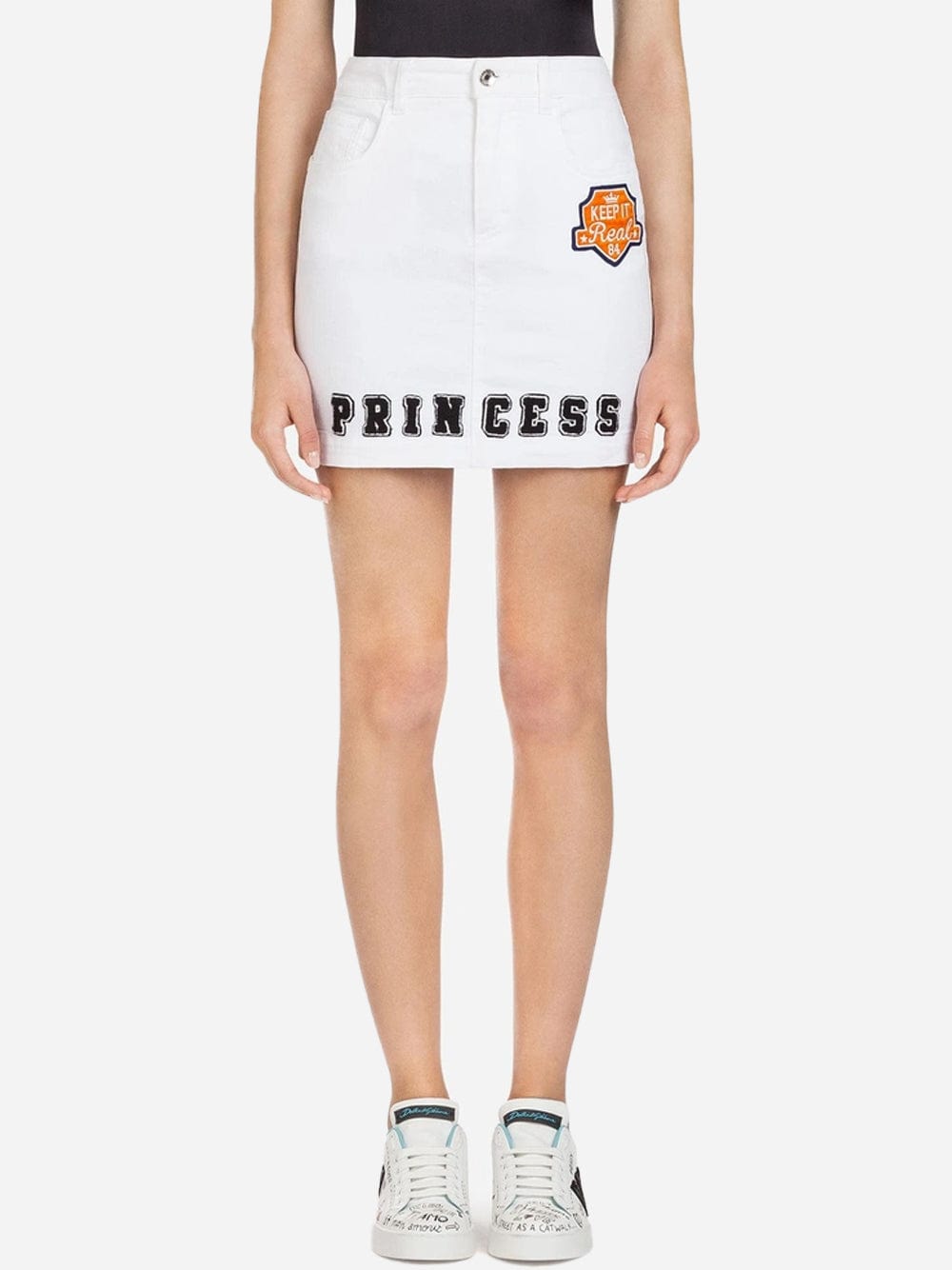 Dolce & Gabbana Princess Embroidery Mini Skirt