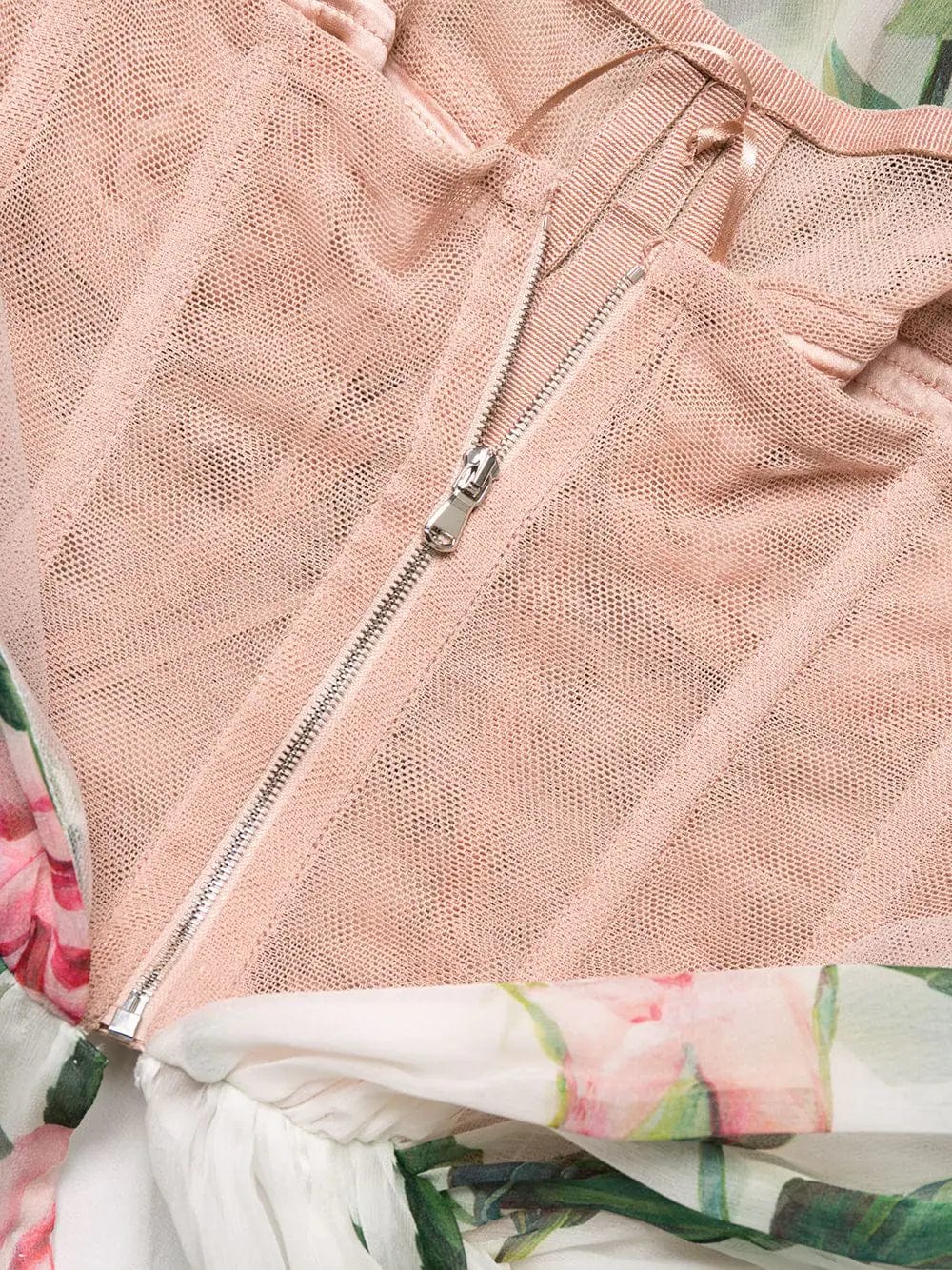 Dolce & Gabbana Rose-Print Belted Dress