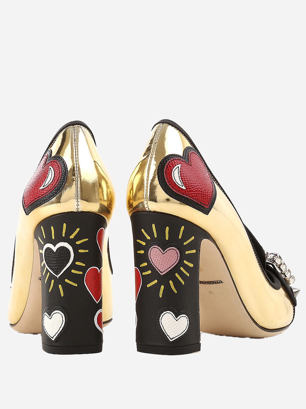 Patchwork denim sandals with baroque DG heel in Denim for | Dolce&Gabbana®  US