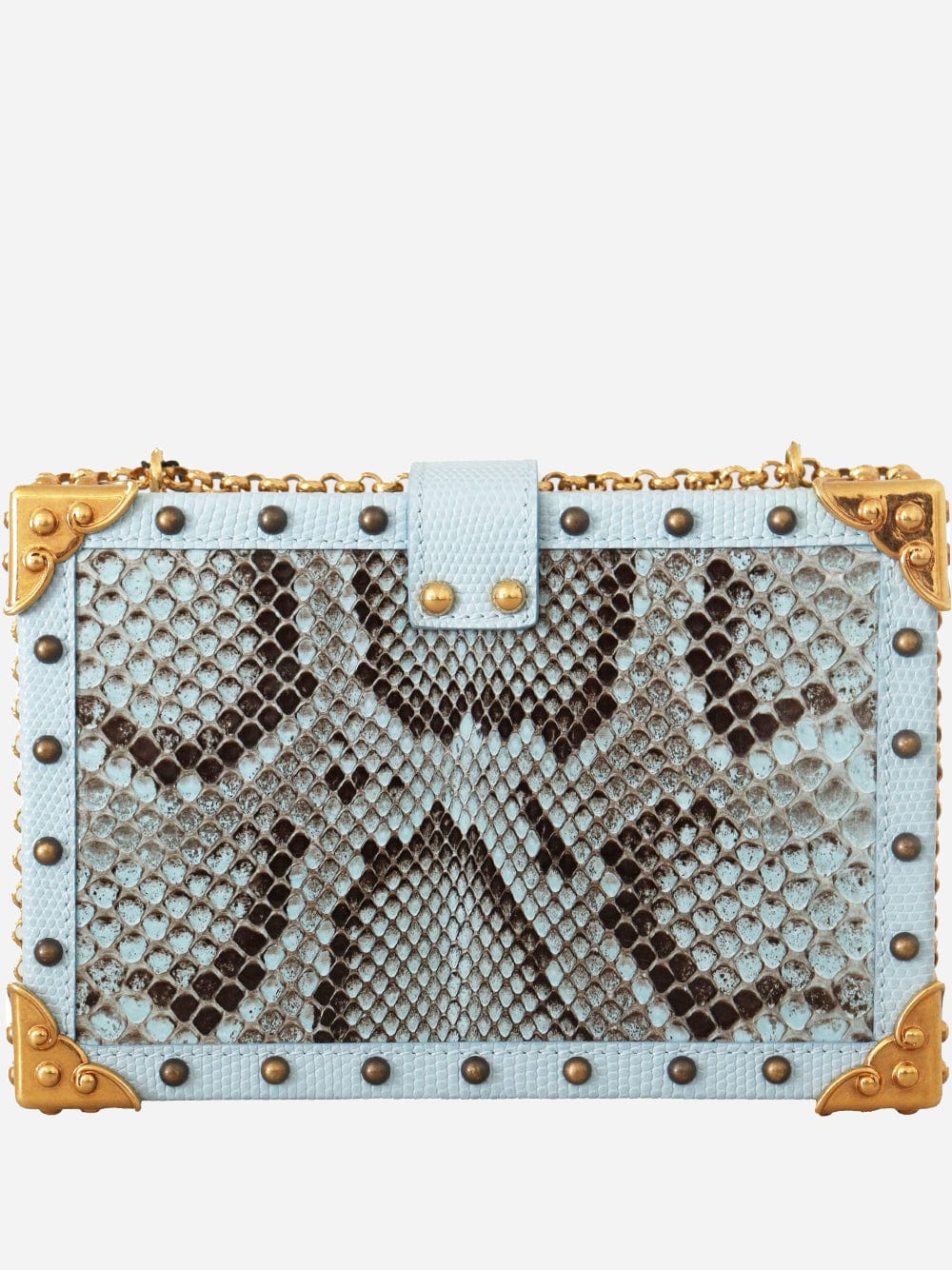 Dolce & Gabbana Sacred Heart Studded Clutch Bag