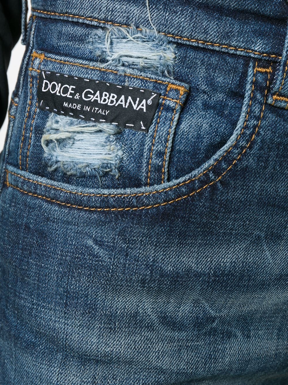 Dolce & Gabbana Sequin Cropped Flare Jeans