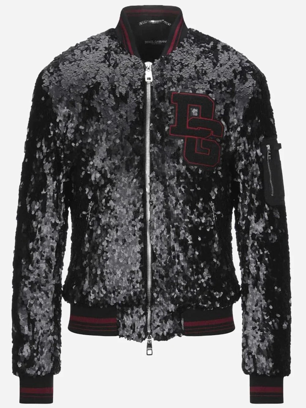 Dolce & Gabbana Sequined Bomber Jacket