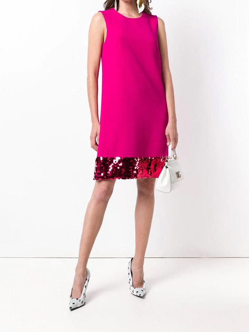 Dolce & Gabbana Sequined Hem Dress