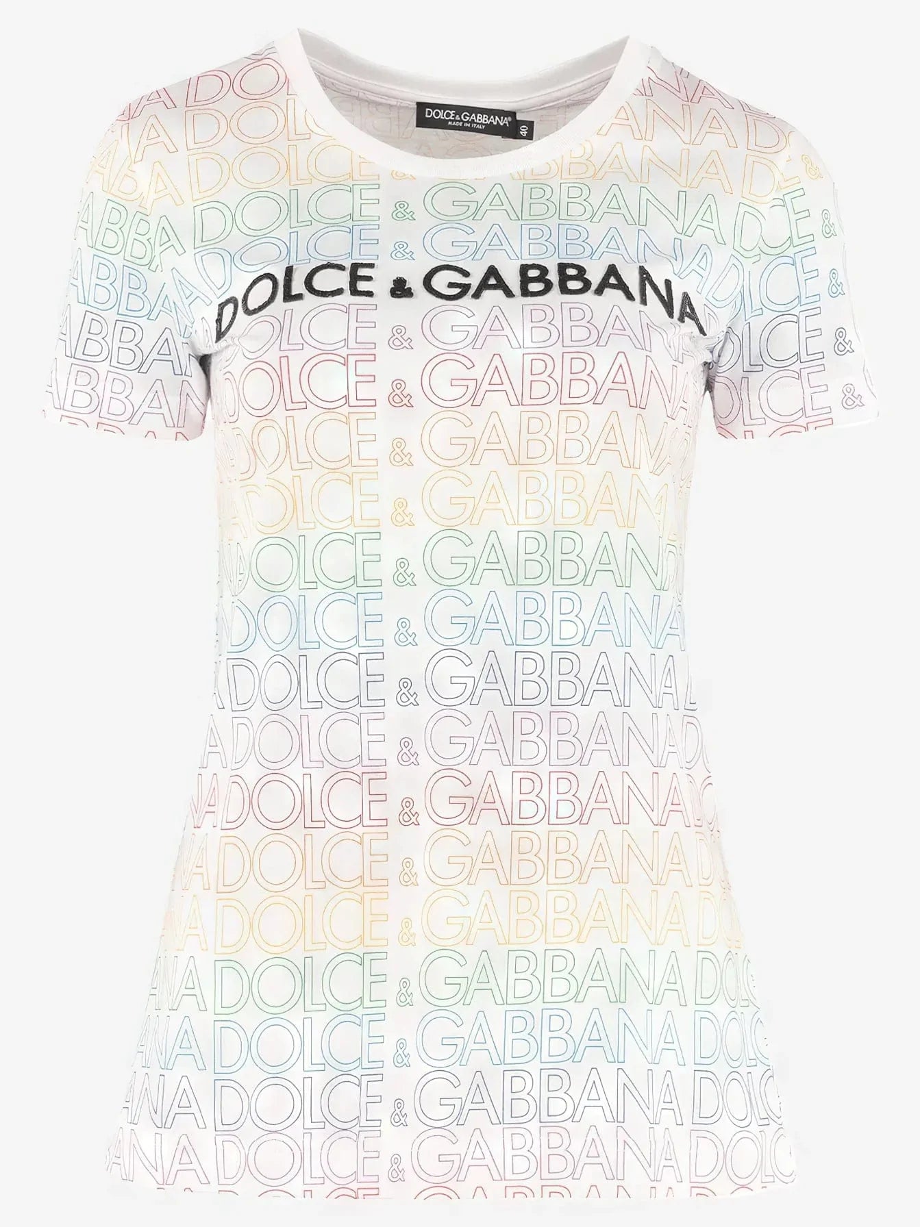 Dolce & Gabbana Sequined Logo T-Shirt