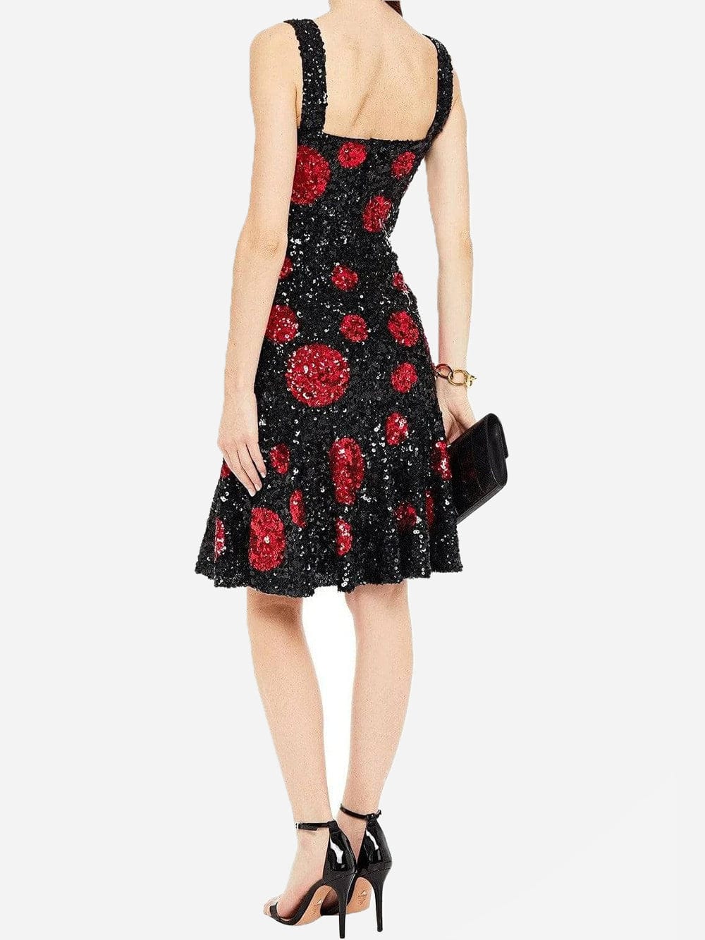 Dolce & Gabbana Sequined Polka-Dot Dress