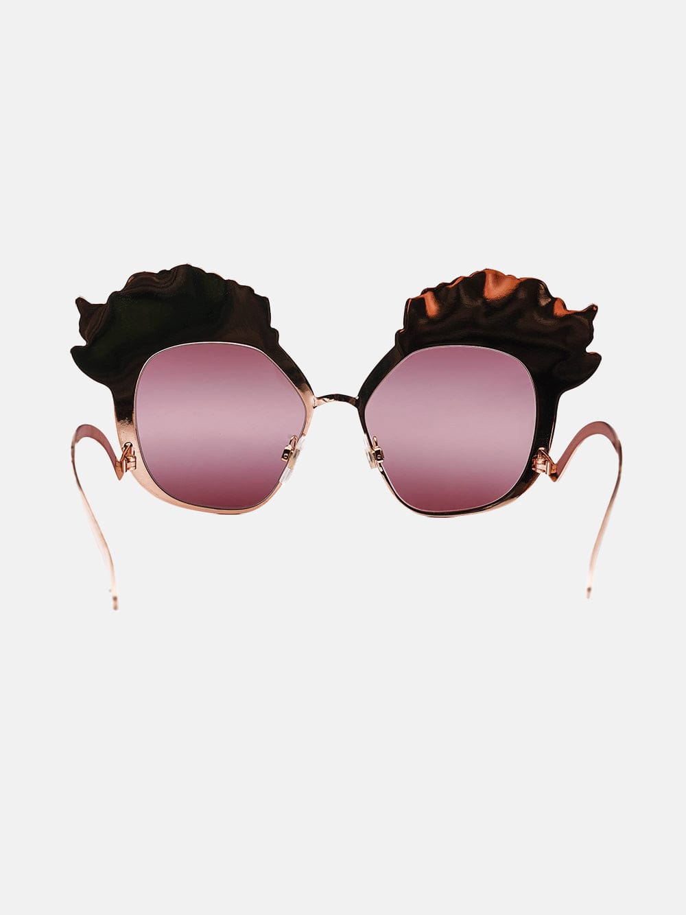 Dolce & Gabbana Sequined Rose Butterfly Sunglasses
