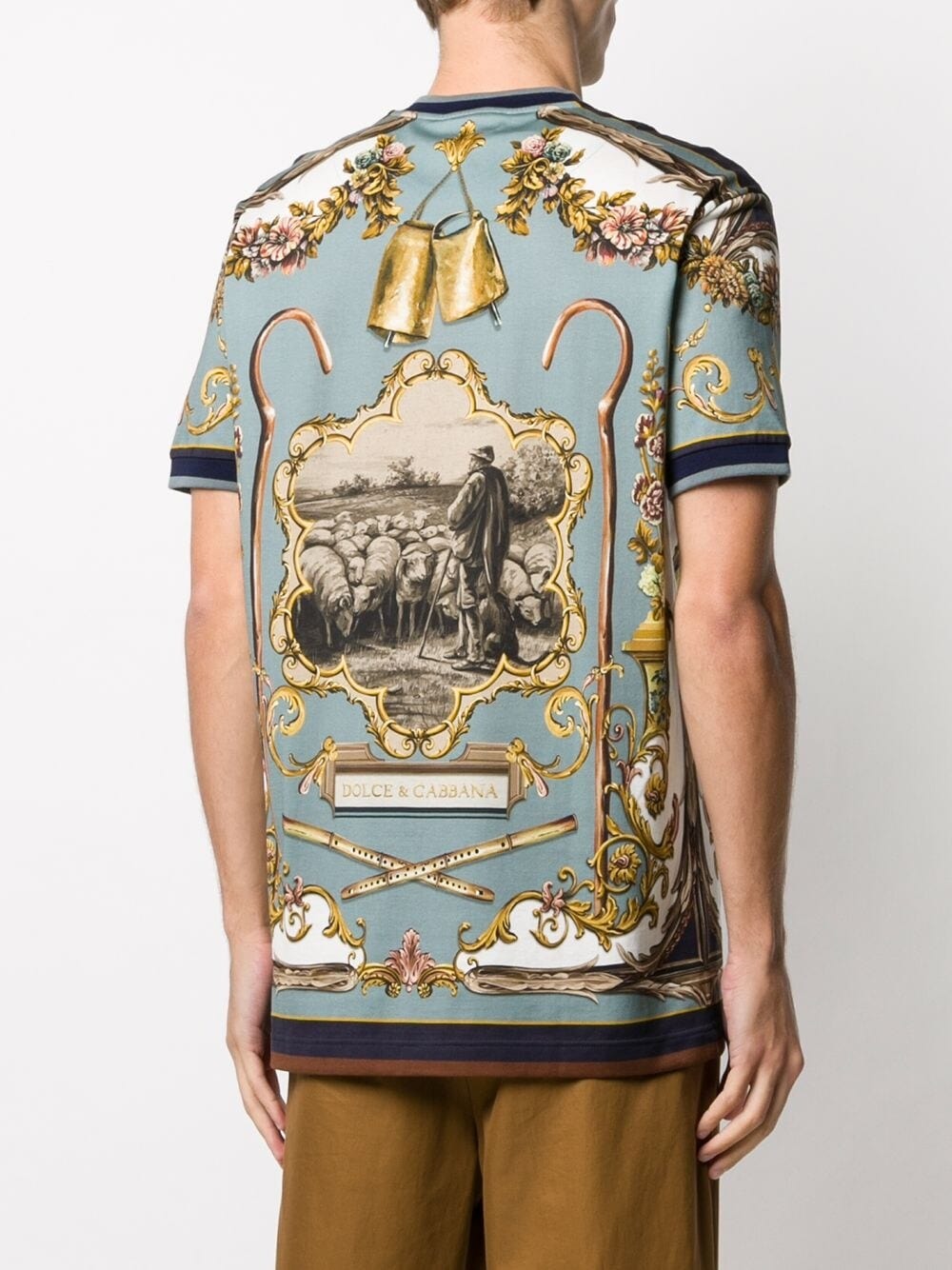 Dolce & Gabbana Shepherd Print T-Shirt