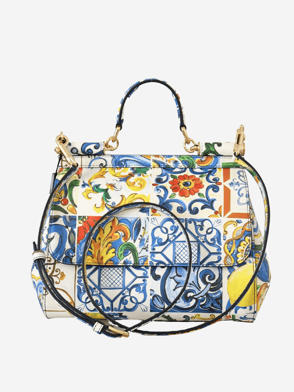 Dolce & Gabbana Sicilian Tile Shoulder Bag