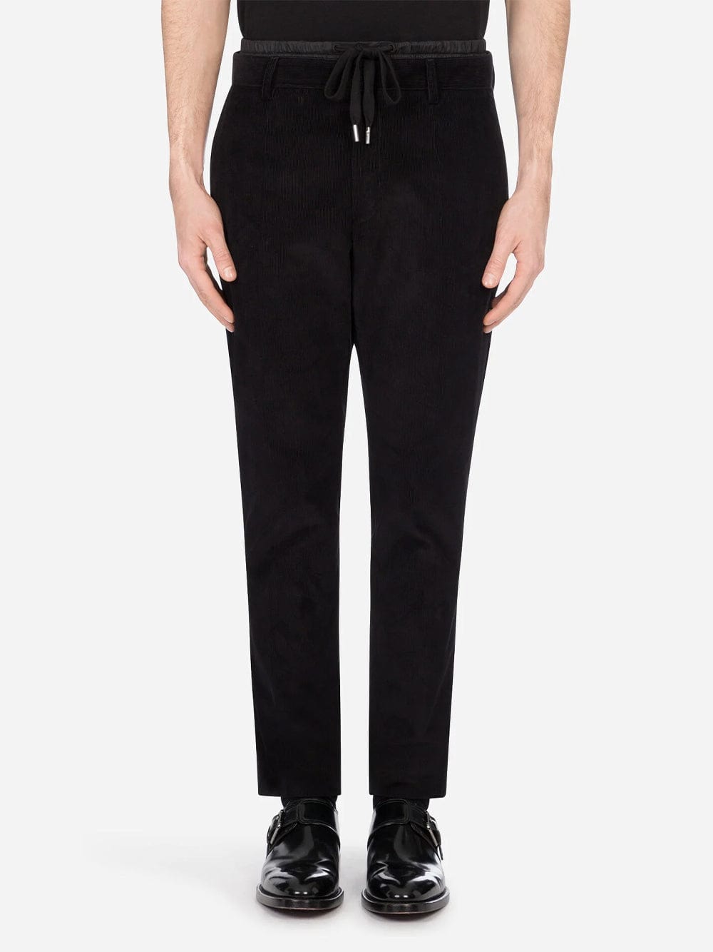 DeHolifer Men's Pants Cotton Slim Fit Casual Lightweight Elastic Waist Pants  Straight Leg Drawstring Trousers Gray 2XL - Walmart.com