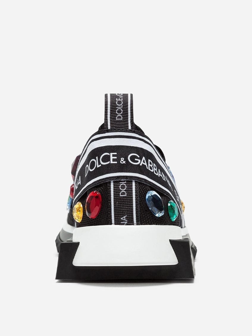 Dolce & Gabbana Sorrento Crystal-Embellished Sneakers