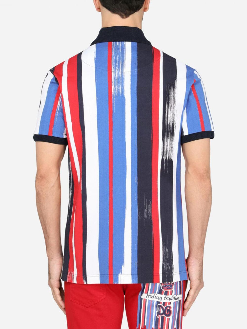 Dolce & Gabbana Striped Polo Shirt