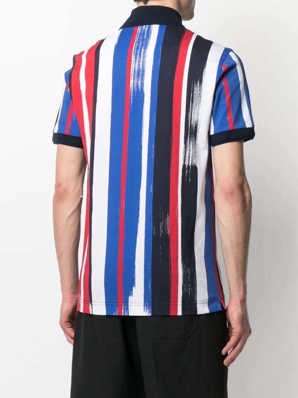 Dolce & Gabbana Stripe-Print Polo Shirt
